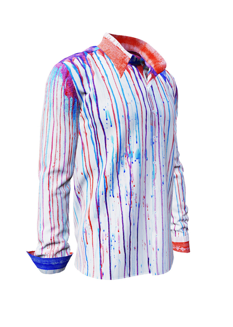 ausgefallene Hemden fr Mnner STRIPES - GERMENS
