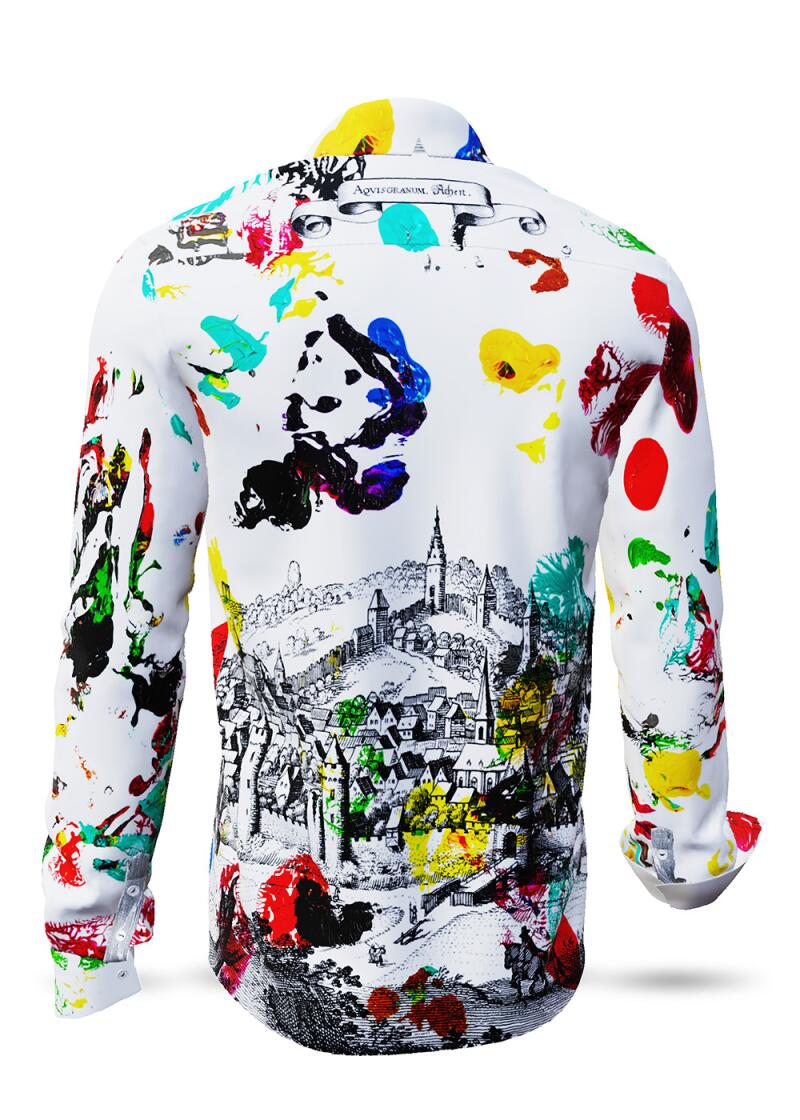 JOY AACHEN TODAY - light shirt with city extract Aachen -...