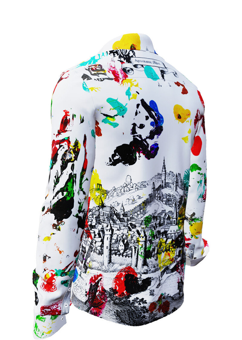 JOY AACHEN TODAY - light shirt with city extract Aachen - GERMENS