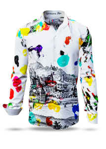 Entdecke bunte Hemden Herren JOY AACHEN TODAY - 100 % Baumwolle