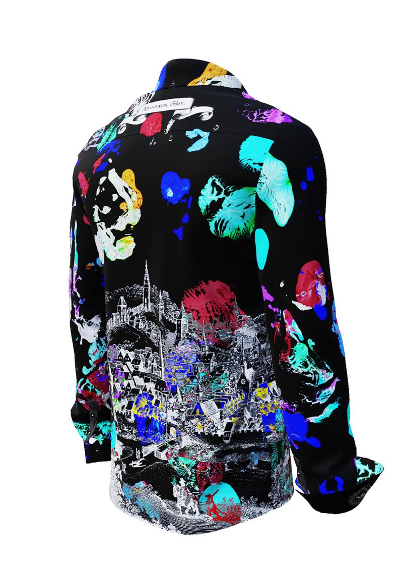 JOY AACHEN TONIGHT - dark shirt with city extract Aachen - GERMENS