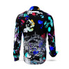 Discover Button Up Shirt JOY AACHEN TONIGHT - 100 % co