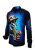 MR DEATH PLAYS SAXOPHONE Hemden Herren - 100 % Baumwolle - GERMENS artfashion