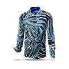 BRUSHSTROKE - blue long sleeve shirt - GERMENS