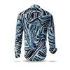 BRUSHSTROKE - blue long sleeve shirt - GERMENS