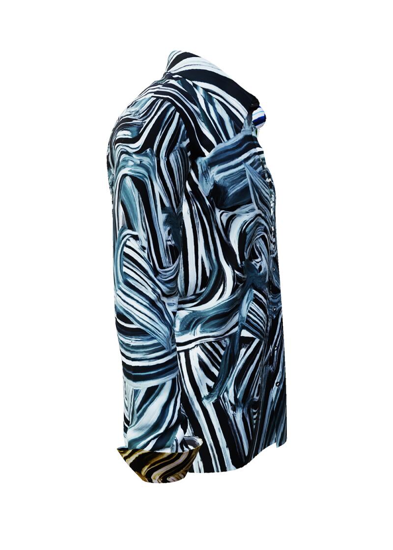 BRUSHSTROKE - blaues Langarmhemd - GERMENS