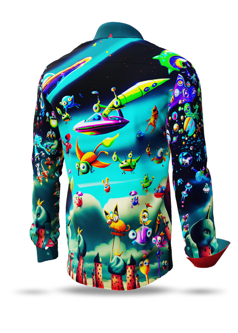 MAGIC ELEPHANTS - abstrakte Landschaft mit Elefanten -...