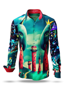 Entdecke bunte Hemden Herren MAGIC ELEPHANTS - 100 % Baumwolle