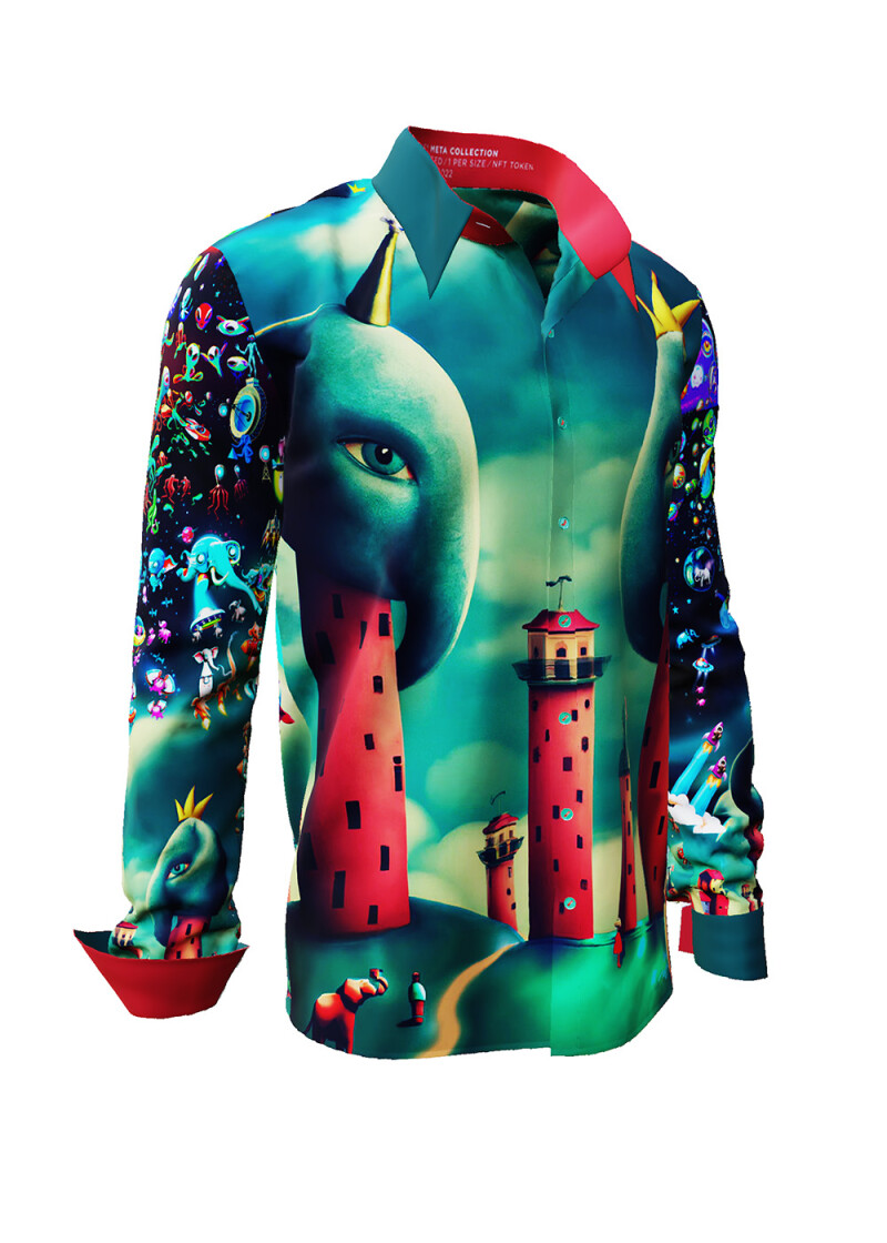MAGIC ELEPHANTS - abstrakte Landschaft mit Elefanten - GERMENS