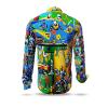 Discover Button Up Shirt SPORTY HUMAN ROBOTS - 100 % co
