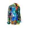 Discover Button Up Shirt SPORTY HUMAN ROBOTS - 100 % co