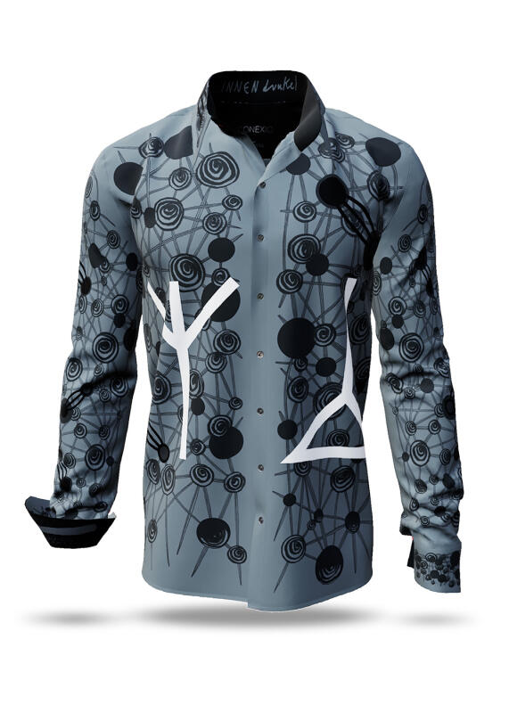 Entdecke bunte Hemden Herren CONEXIO - 100% Baumwolle