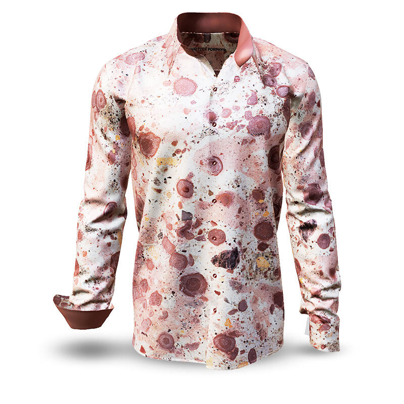 CHEMNITZER PORPHYR - Exceptional casual shirt with a detailed look - GERMENS artfashion - Unusual long sleeve shirt in 10 sizes - Made in Germany