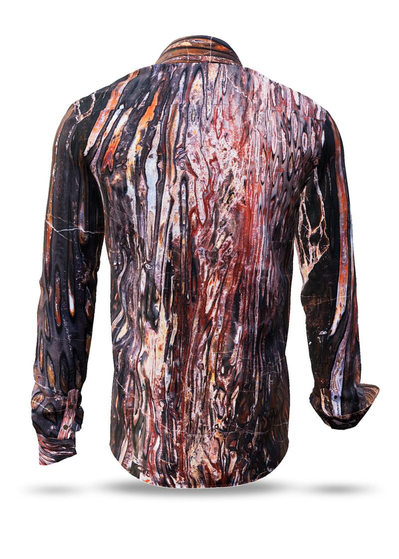 PETRIFIED FOREST CHEMNITZ 1 - Shirt with structures of...