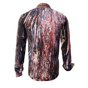 PETRIFIED FOREST CHEMNITZ 1 - Shirt with structures of...