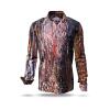 PETRIFIED FOREST CHEMNITZ 1 - Shirt with structures of petrifying tree - GERMENS artfashion - Unusual long sleeve shirt in 10 sizes - Made in Germany