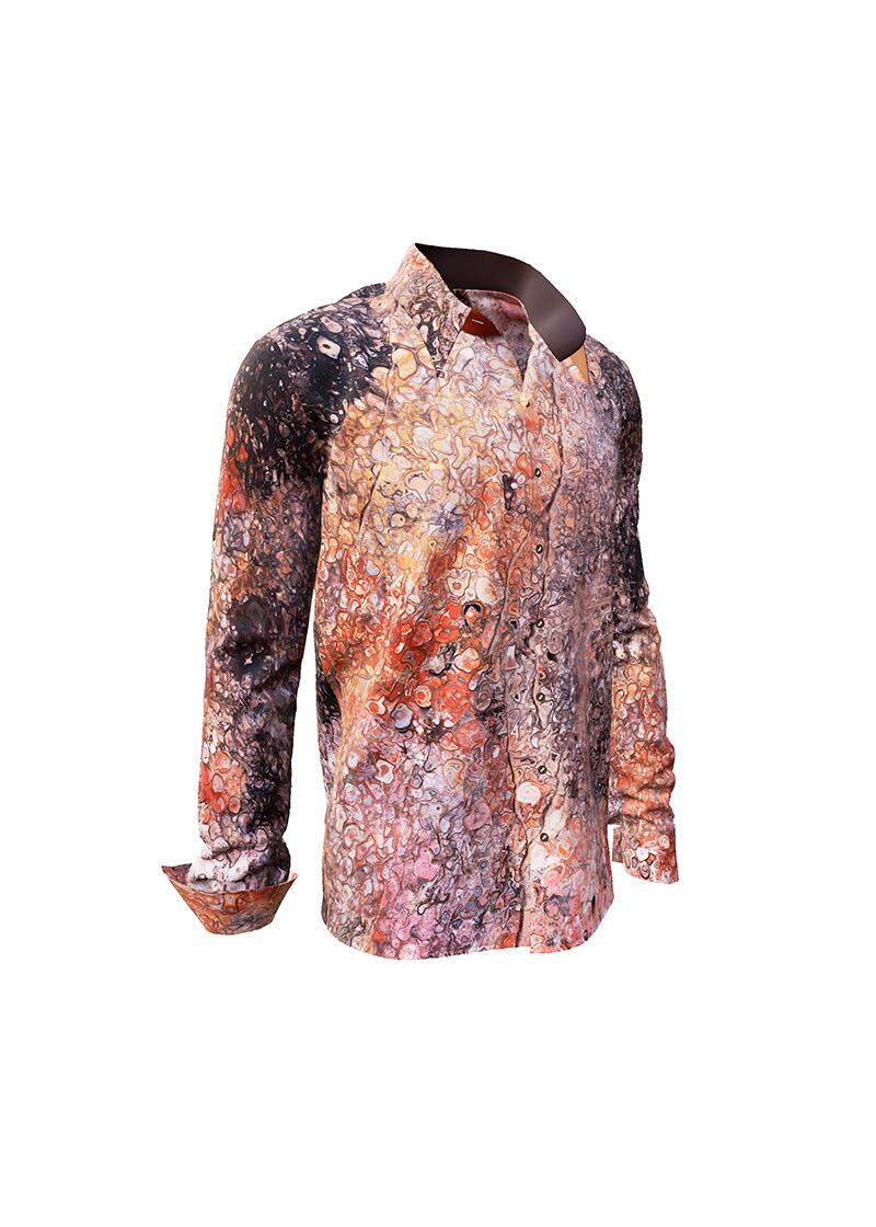 PETRIFIED FOREST CHEMNITZ 2 - Shirt with structures of petrifying tree - GERMENS