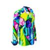 FIORE ASTRATTA - colourful long sleeve shirt - GERMENS artfashion - Unique long sleeve shirt designed by artists - Made in Germany