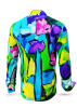 Buntes Hemd Herren FIORE ASTRATTA von GERMENS