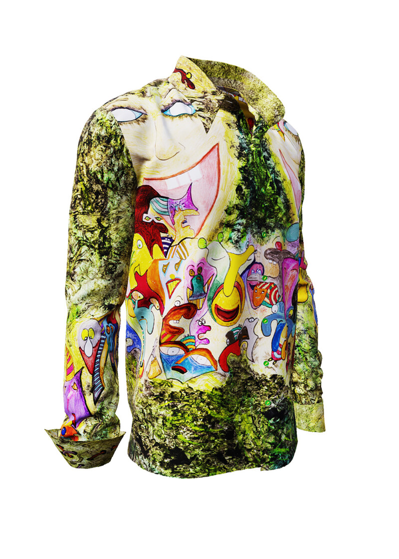 MASKENBALL - colorful long sleeve shirt - GERMENS
