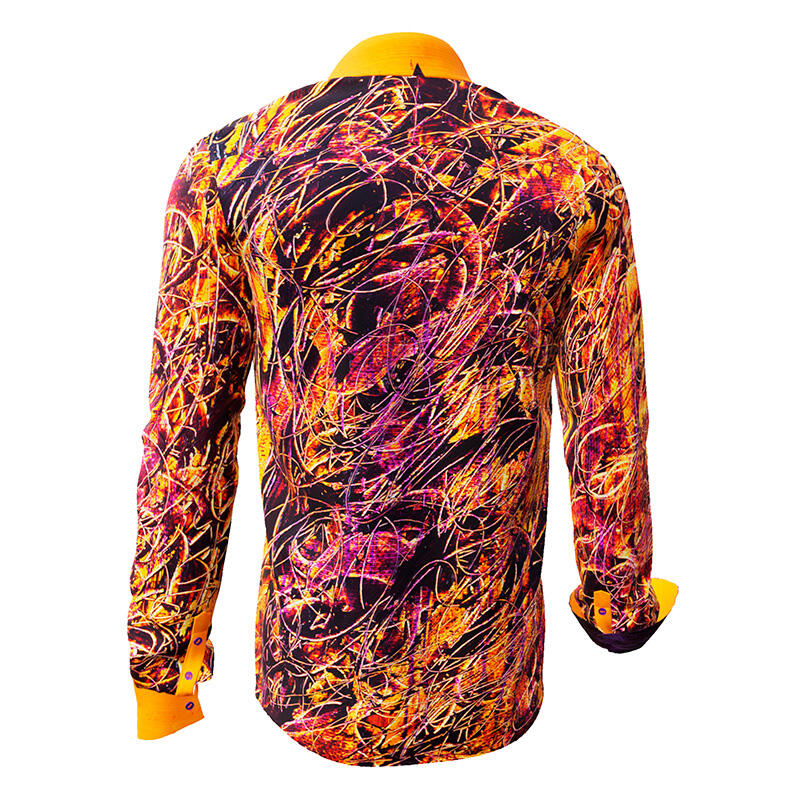 TENSION - Swinging long sleeve shirt - GERMENS artfashion - Special long sleeve shirt in small limitation - Made in Germany