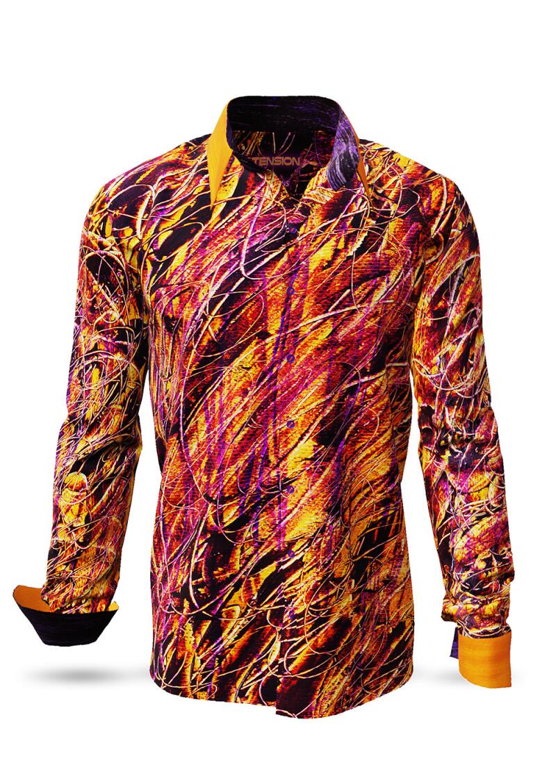 TENSION - Swinging long sleeve shirt - GERMENS artfashion - Unusual long sleeve shirt in 10 sizes - Made in Germany