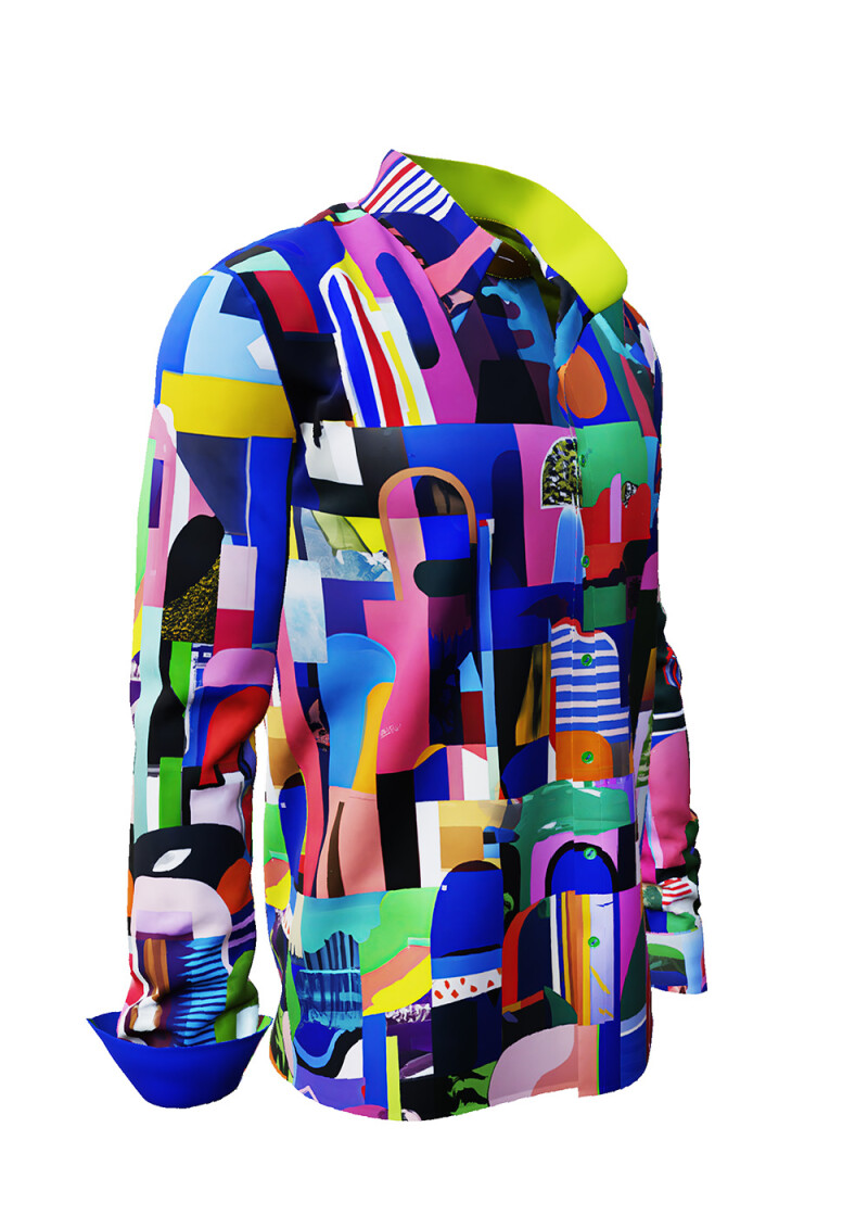 CITY OF FANTASY - Colorful long sleeve shirt - GERMENS