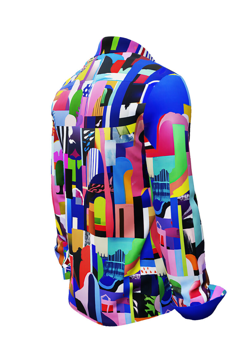 CITY OF FANTASY - Colorful long sleeve shirt - GERMENS