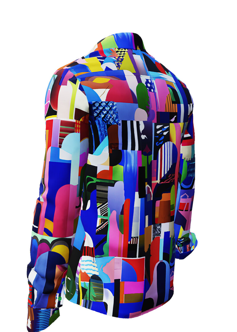 CITY OF FANTASY - Colorful long sleeve shirt - GERMENS