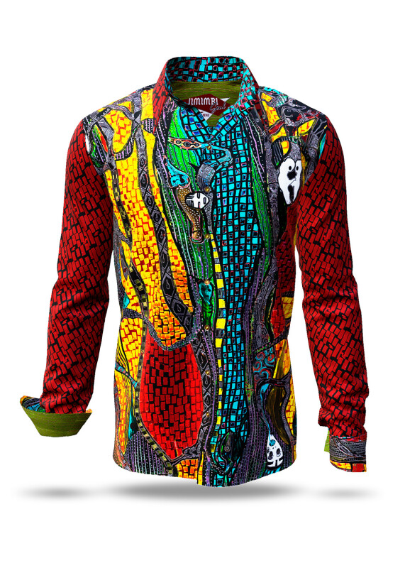 Discover colorful button up shirts for men JIMIMBI SOUL - 100% cotton