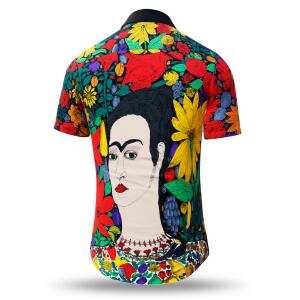 Kurzarm Hemd Herren Sommer BLUMEN MEXICOS von GERMENS
