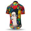 Button up shirt for summer BLUMEN MEXICOS - GERMENS