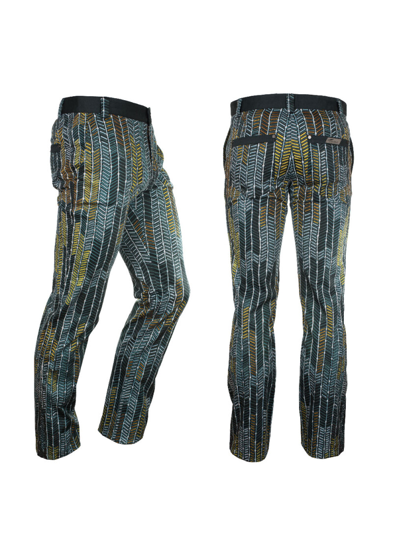 Extravagante Herrenhose HERRINGBONE ONE