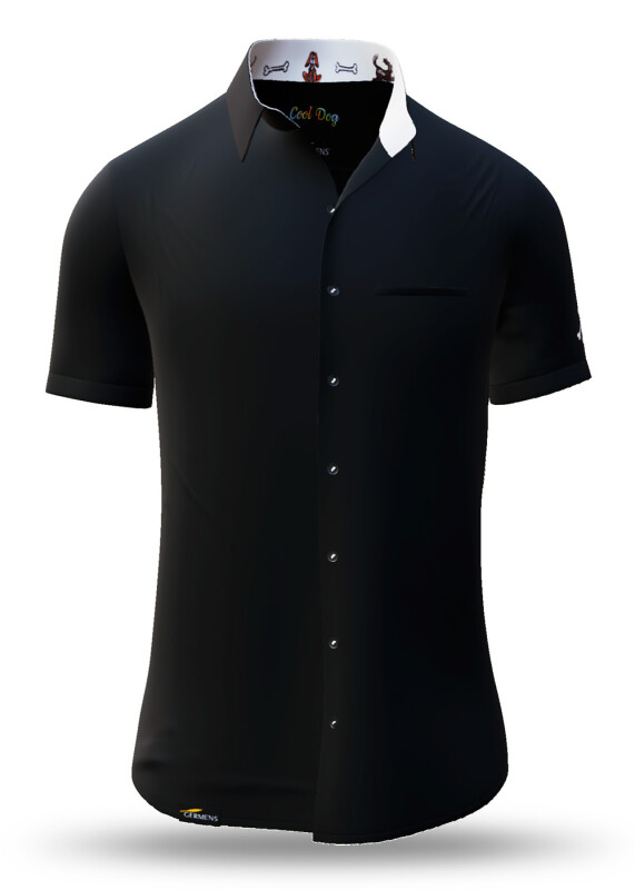 Summer shirt for men COOL DOG - 100% cotton - 10 sizes from XS to 6XL - exceptional design - finest workmanship - fabrics made in Germany - limited edition and exclusive