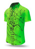 Mens Short Sleeve Button Up DENADA GREEN – GERMENS artfashion – 100 % Cotton - Size XS
