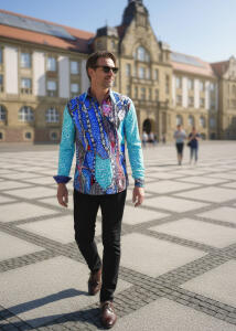 JIMIMBI BLUES Hemden Herren - 100 % Baumwolle - GERMENS...