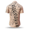 Button up shirt for summer DENADA BEIGE - GERMENS