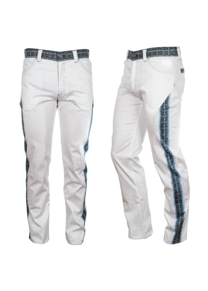 Extravagant white Mens trousers QUITLY