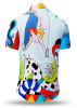Summer shirt for men ZIRKUSLEBEN - 100% cotton - 10 sizes from XS to 6XL - exceptional design - finest workmanship - fabrics made in Germany - limited edition and exclusive