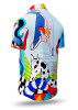 Short Sleeve Button Up Shirt ZIRKUSLEBEN – GERMENS artfashion – Size 3XL
