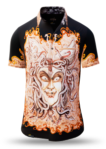 Sommerhemd Herren AEGIS - 100 % Baumwolle - 10 Größen von XS - 6XL - außergewöhnliches Design - feinste Verarbeitung - Stoffe Made in Germany - limitiert und exklusiv