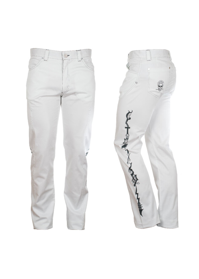 Germens white Mens trousers SQUAB
