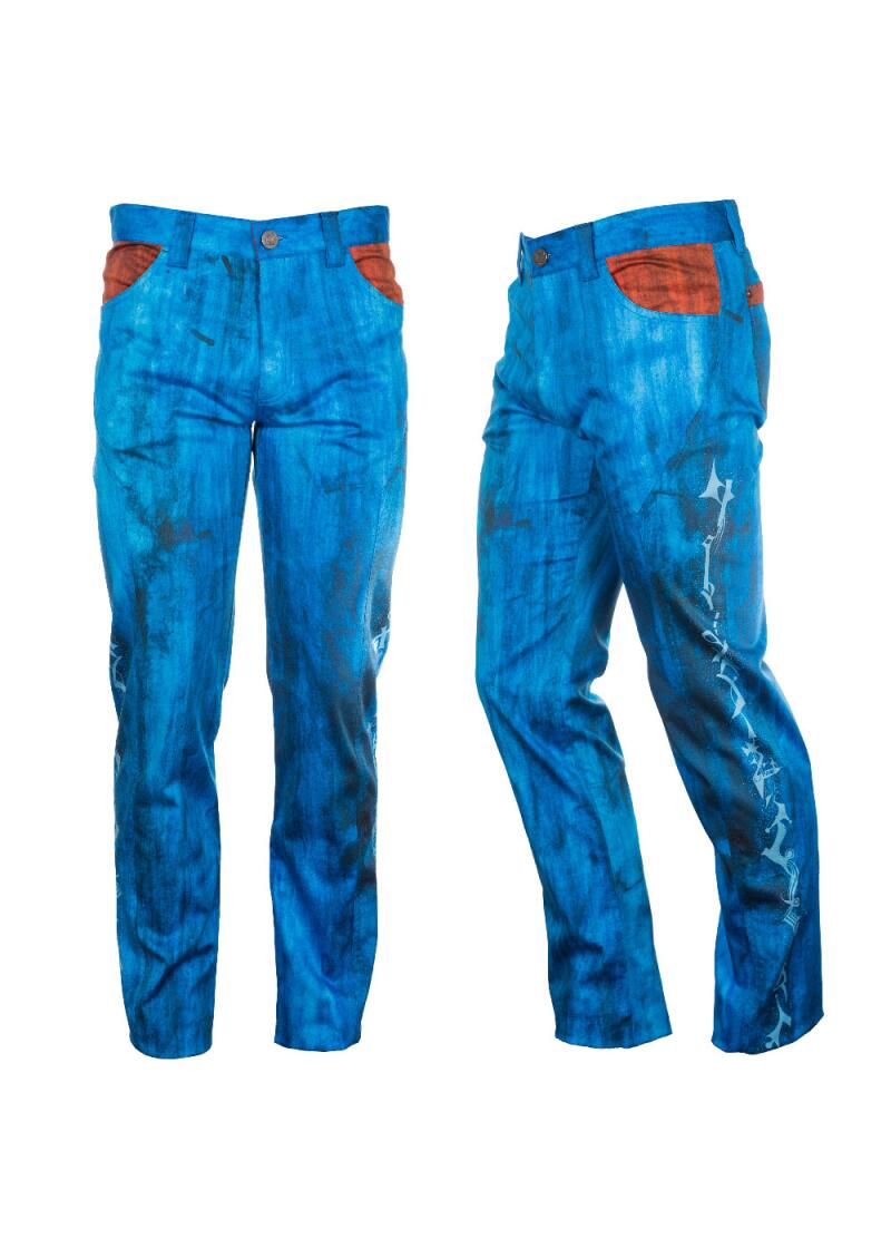 BLUE VELVET - Blaue Herrenhose - GERMENS