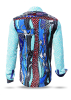 Long Sleeve Shirts JIMIMBI BLUES – GERMENS artfashion – 100 % Cotton - Size 3XL