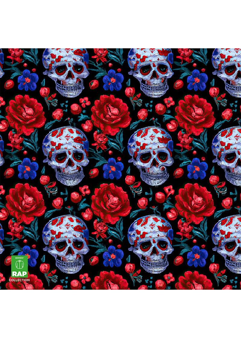 SKULL IN THE ROSE BED - Gemustertes Hemd - GERMENS RAP...