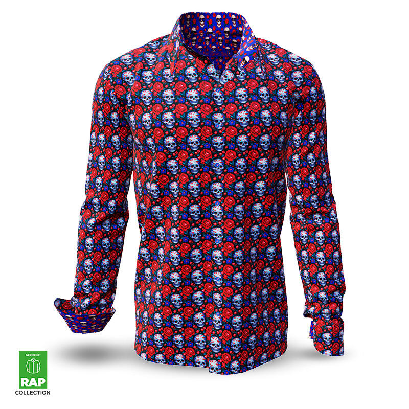 SKULL IN THE ROSE BED - Patterned Shirt - GERMENS RAP Collection