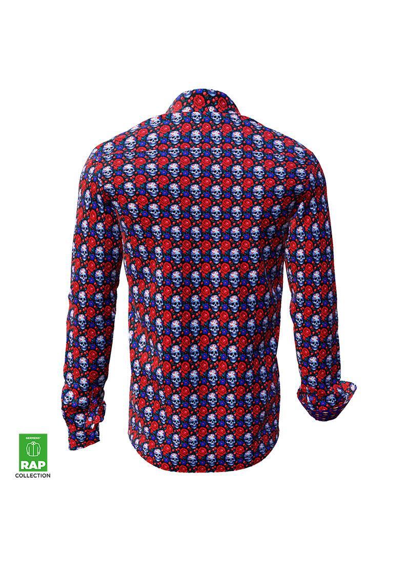 SKULL IN THE ROSE BED - Patterned Shirt - GERMENS RAP Collection
