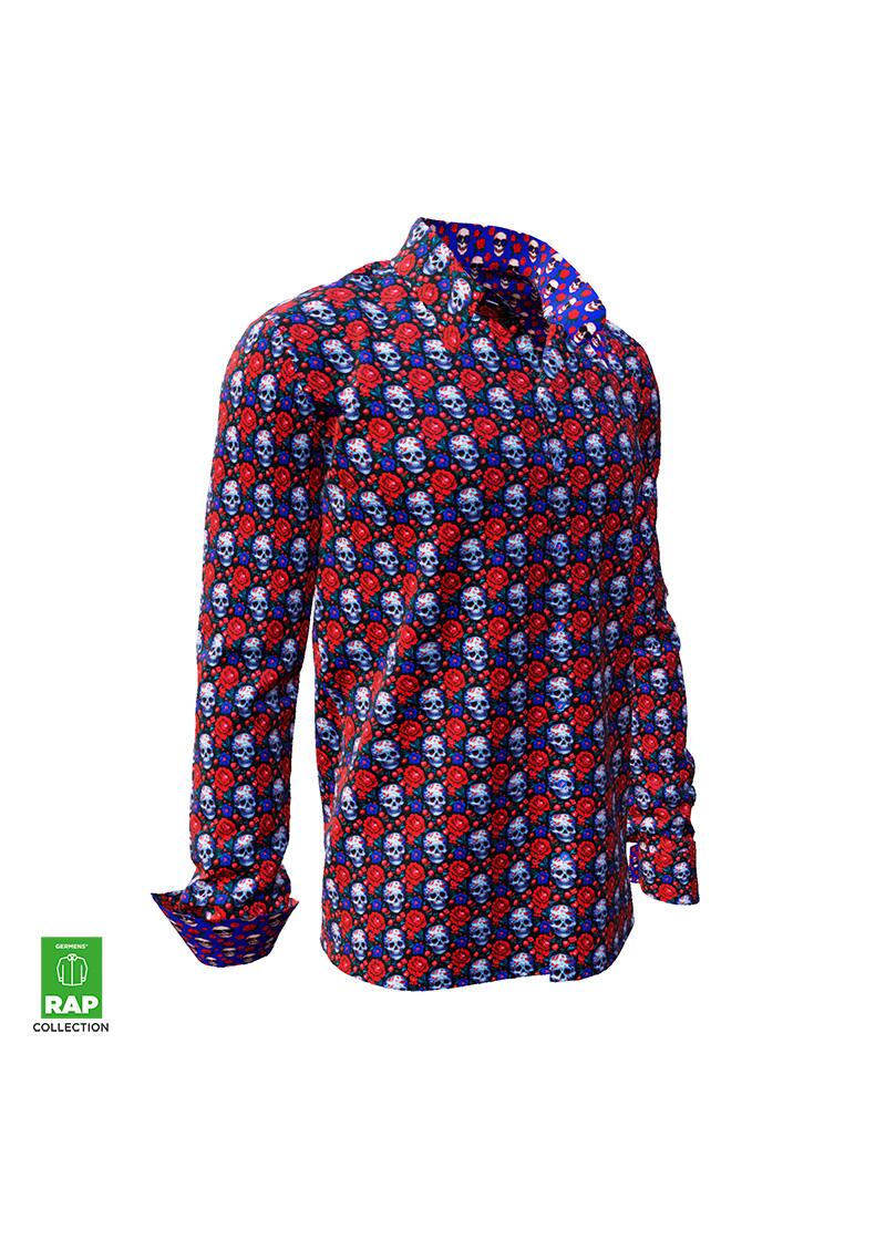SKULL IN THE ROSE BED - Patterned Shirt - GERMENS
