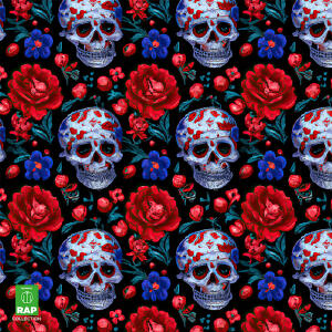 Entdecke bunte Hemden Herren SKULL IN THE ROSE BED - 100...
