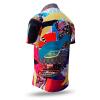 Button up shirt for summer PATCHWORK - GERMENS